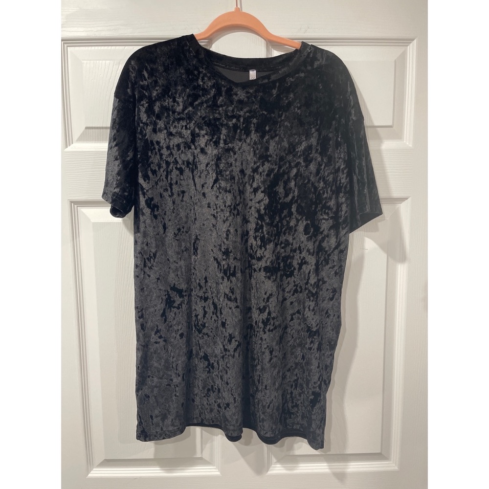 Velvet T-Shirt Dress
